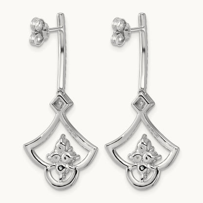 Post Dangle Earrings, 1.00-1.50 ct tw Lab-Grown Diamond