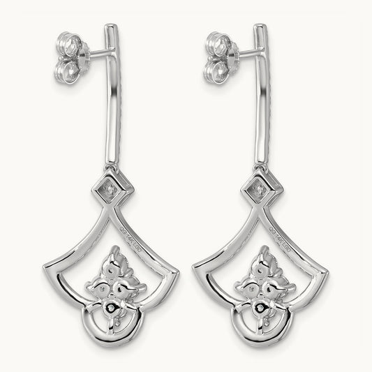 Post Dangle Earrings, 1.00-1.50 ct tw Lab-Grown Diamond