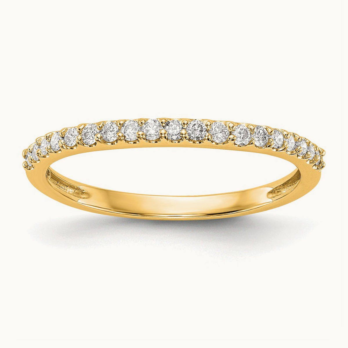 Diamond Band — 14K Yellow Gold, 7