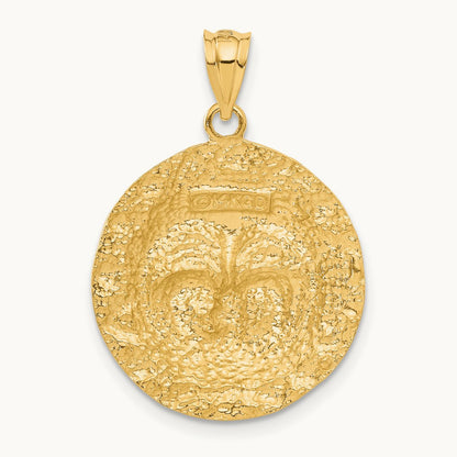 Sun Charm, 14K