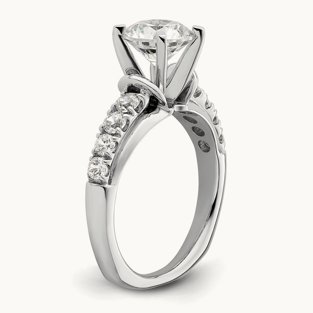 Semi-Mount Engagement Ring, 0.50 ct tw Lab-Grown Diamond