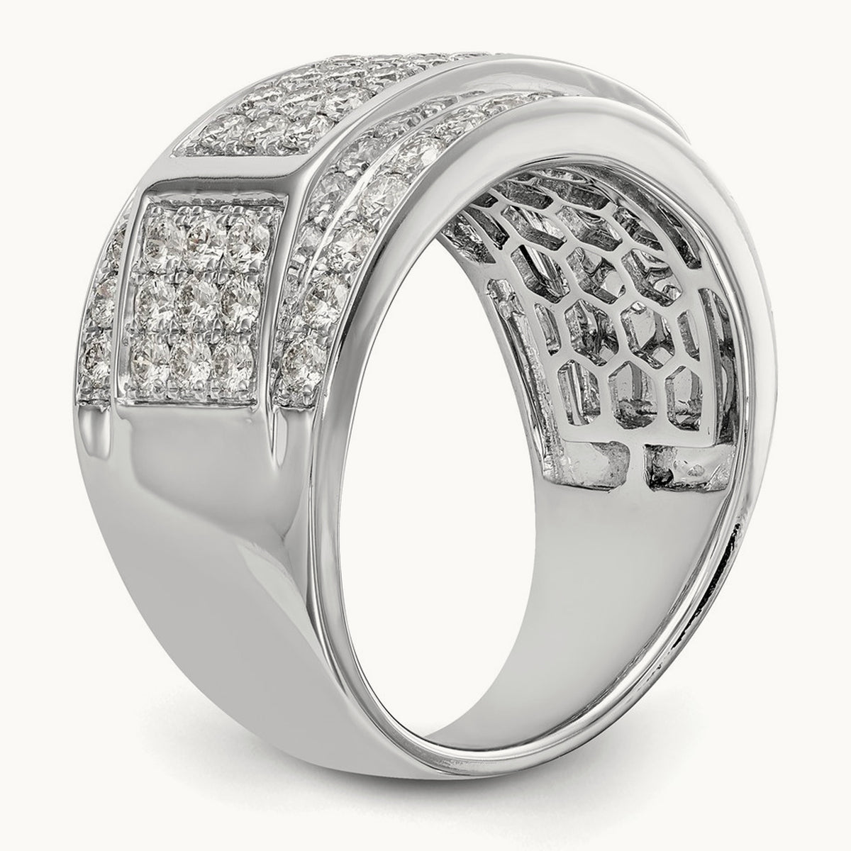 2 ct. Round Diamond Ring Mounting, 14K White Gold