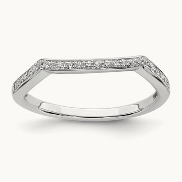 Contoured Diamond Band — photo set