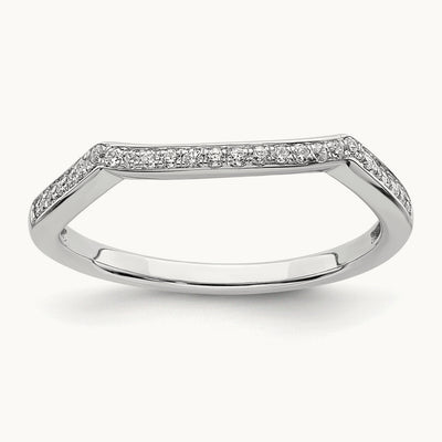 Contoured Diamond Band — photo set
