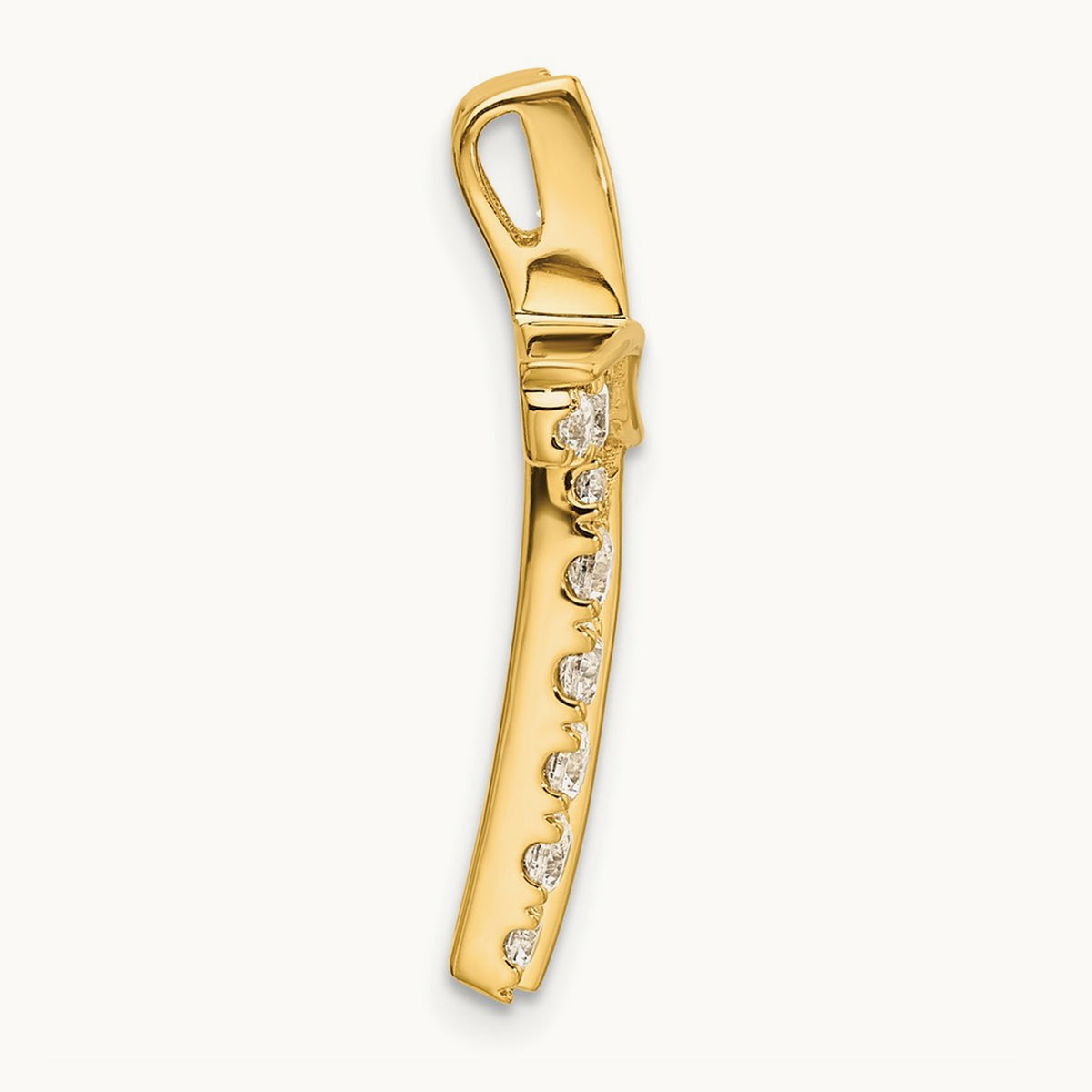 Cross Chain Slide Pendant, 0.50-1.00 ct tw Lab-Grown Diamond