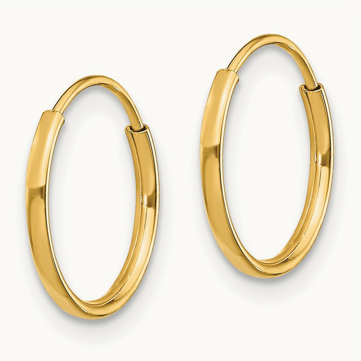 Madi K Endless Hoop Earrings, 14K