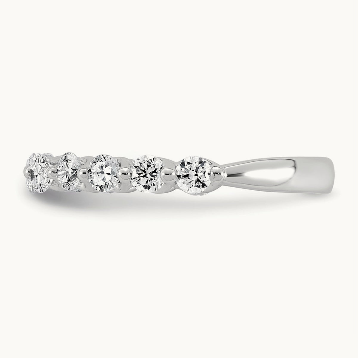 Round & Pear Wedding Band, 1.00-1.25 ct tw Lab-Grown Diamond