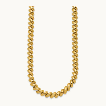 Polished San Marco Necklace, 14K