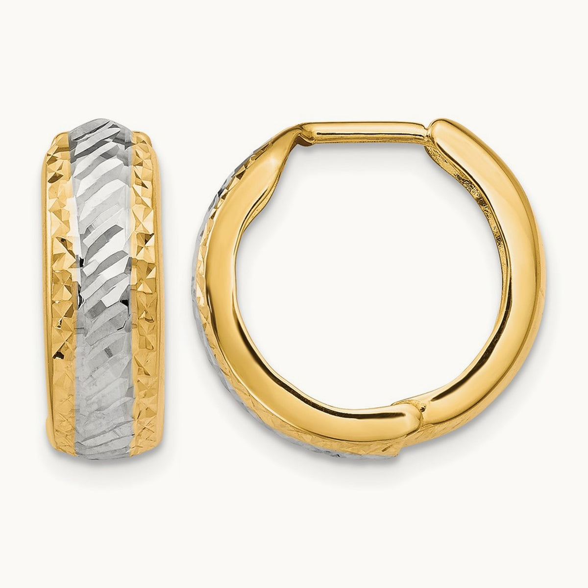 w/ Polished and D/C Hoop Earrings — Leslie's — photo set