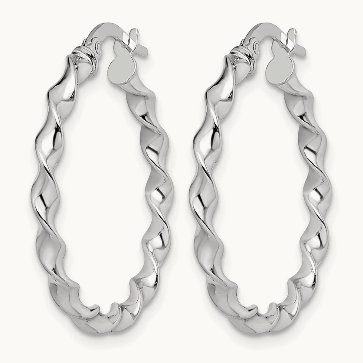 Twisted Hoop Earrings — Leslie's — photo set