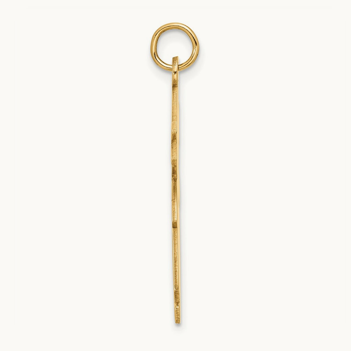 Satin Girl Charm, 14K