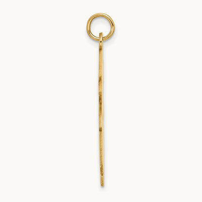 Satin Girl Charm, 14K