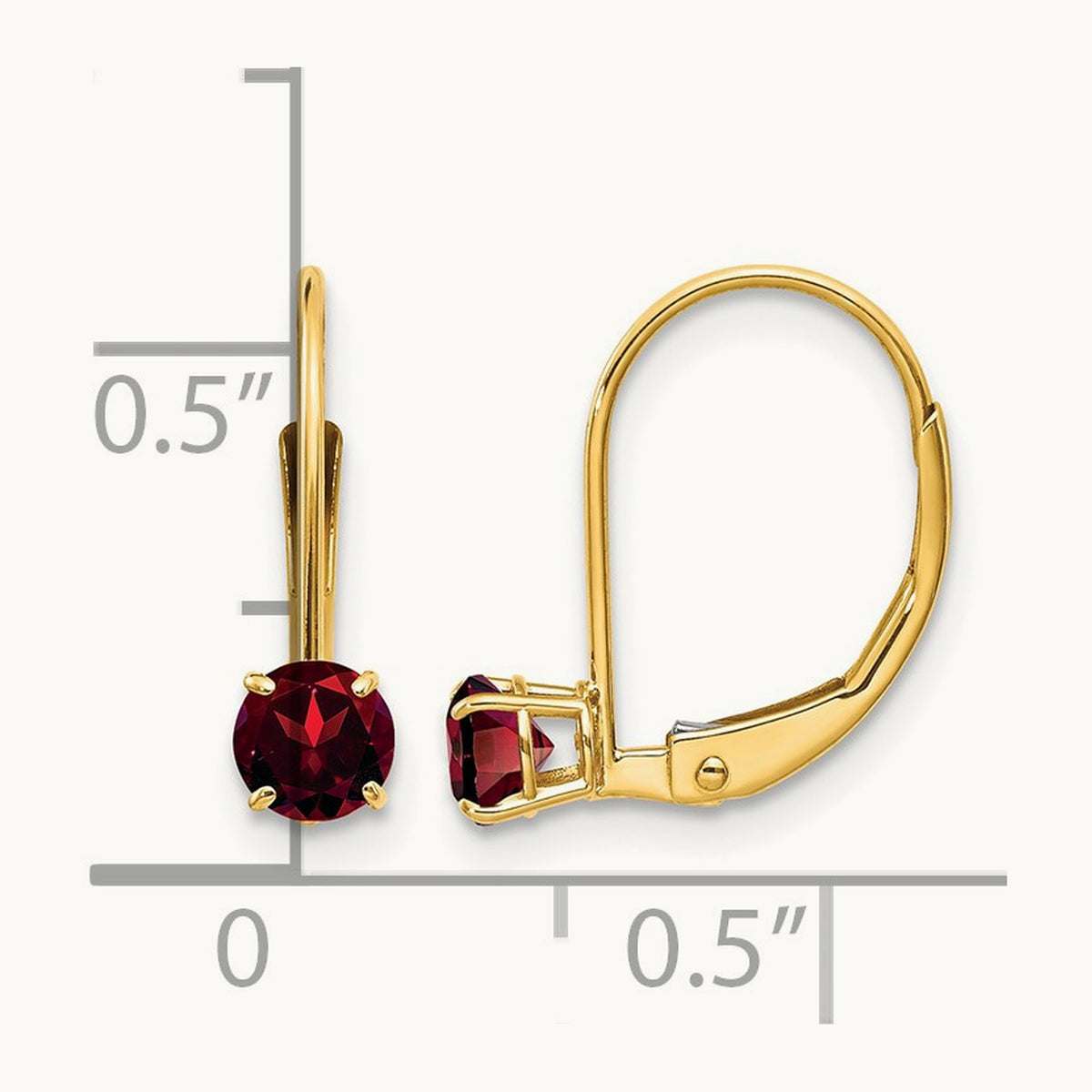 Garnet Earrings - January — photo set