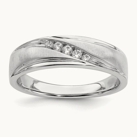 Men's Band, 0.15 ct tw