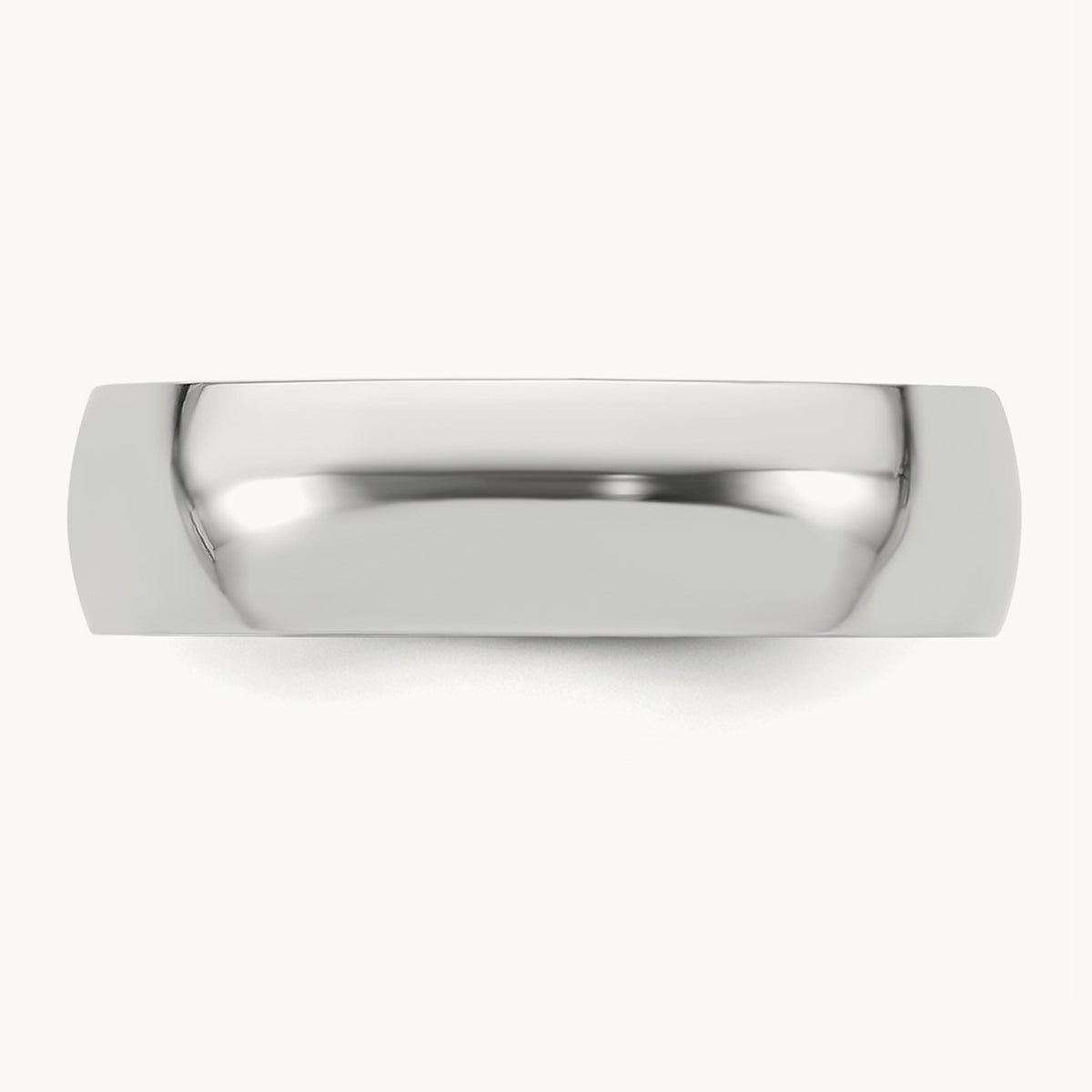 Half-Round Comfort Fit Lightweight Band — 6mm