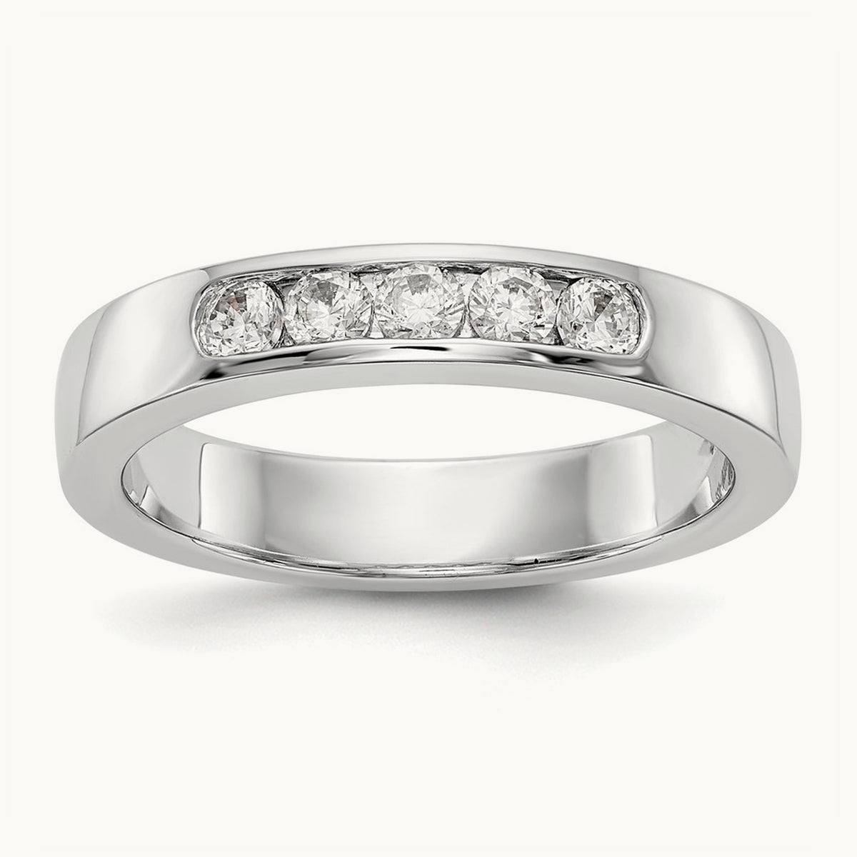 5-Stone Diamond Channel Band — 0.29 ct tw, 6
