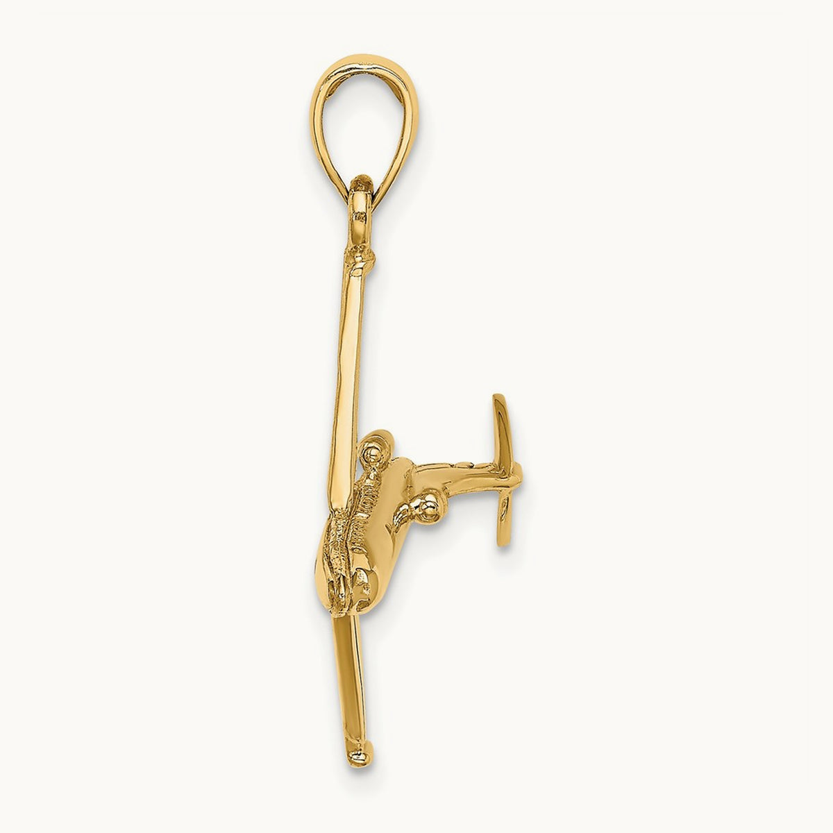 3-D Jet Charm, 14K