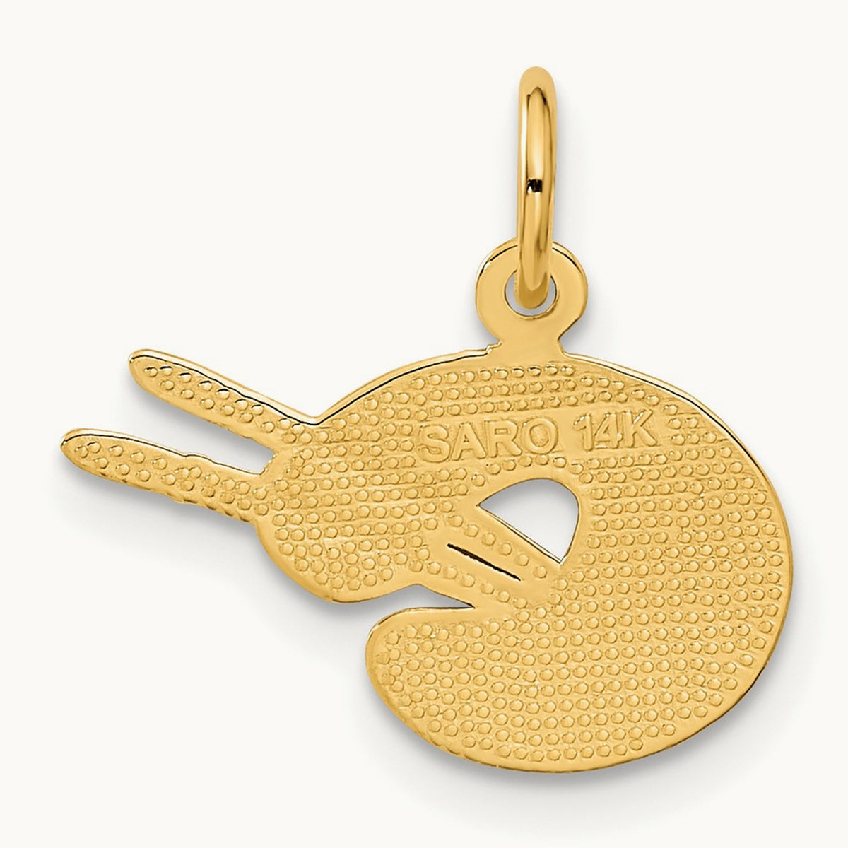 Artist Palette Charm, 14K