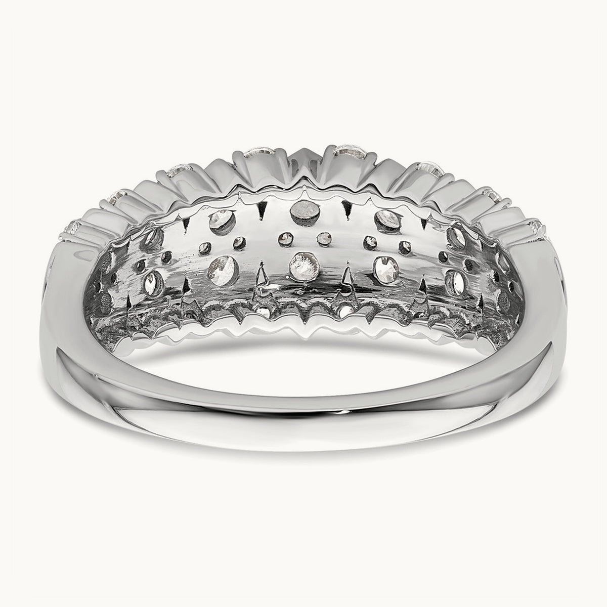 Complete Diamond Band, 14K White Gold