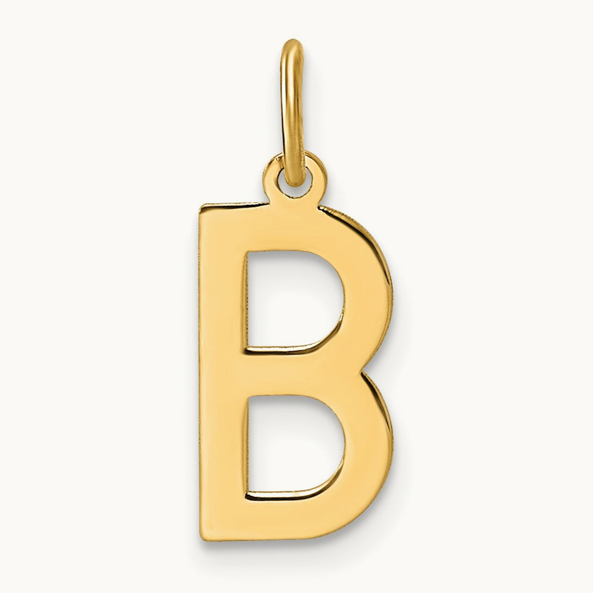 Initial Pendant, 14K Yellow Gold
