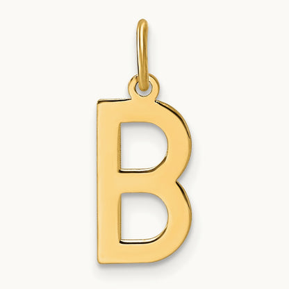 Initial Pendant, 14K Yellow Gold