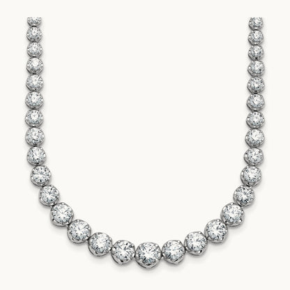 Graduated Tennis Necklace, 11.00 ct tw Lab-Grown Diamond