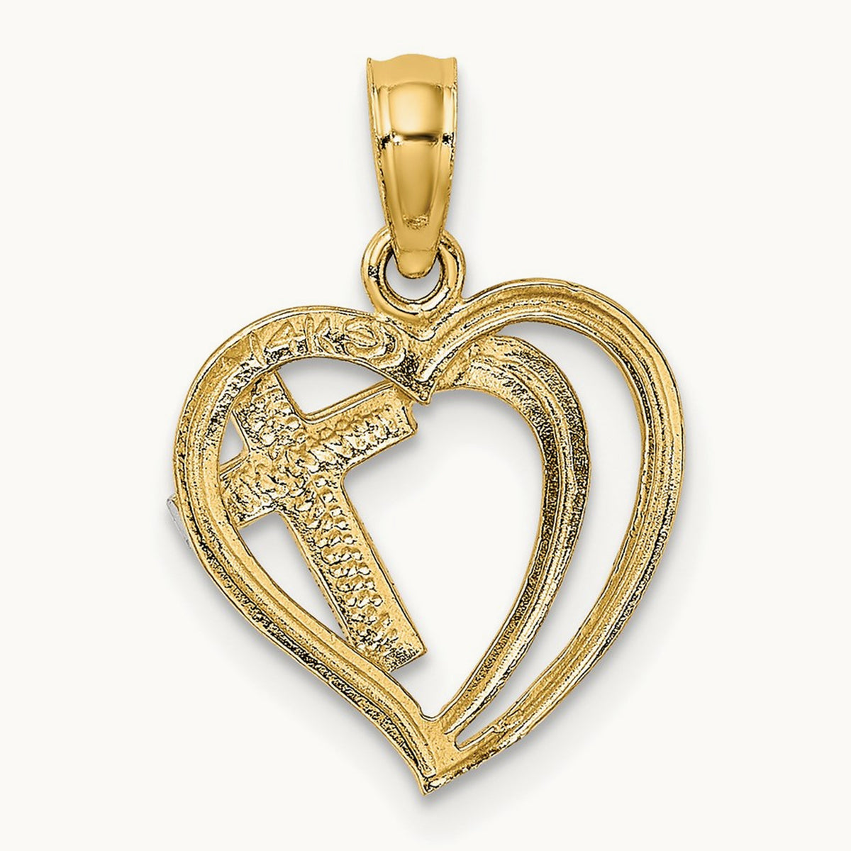 W/ Cross In Heart Charm — photo set
