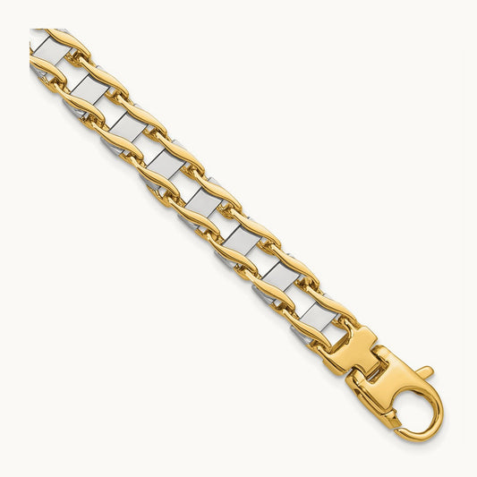 Hand-polished Fancy Link Bracelet — photo set