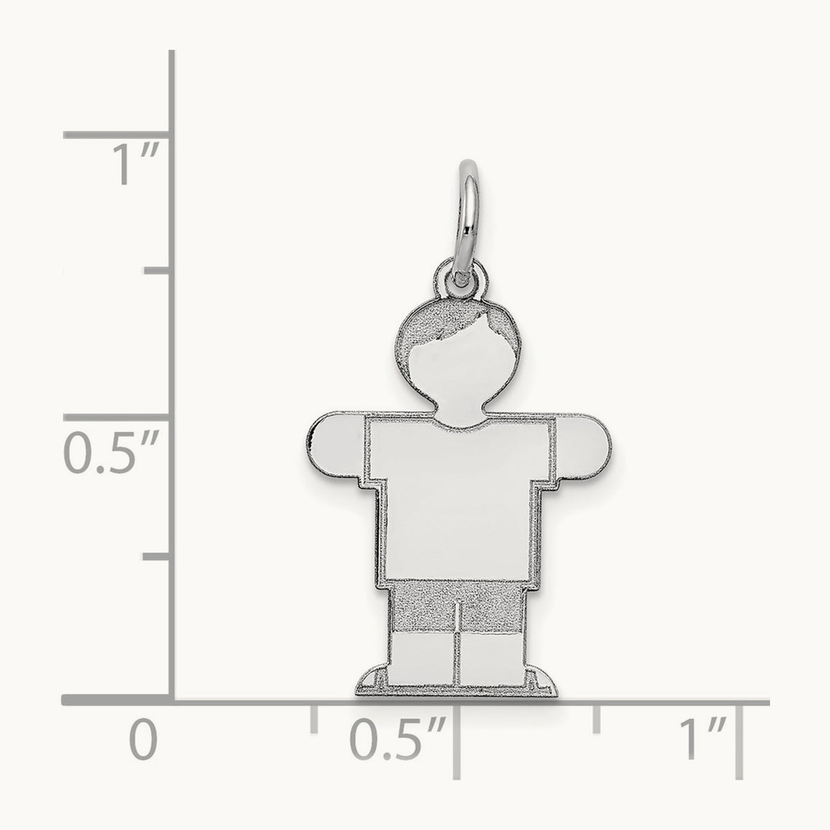Kid Charm — 14K White Gold