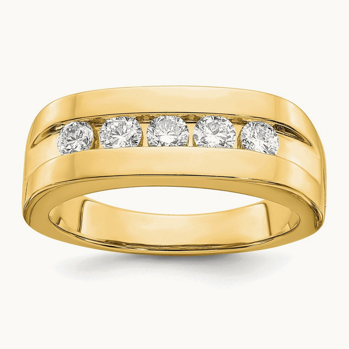 Men's Band — 10K Yellow Gold, 10