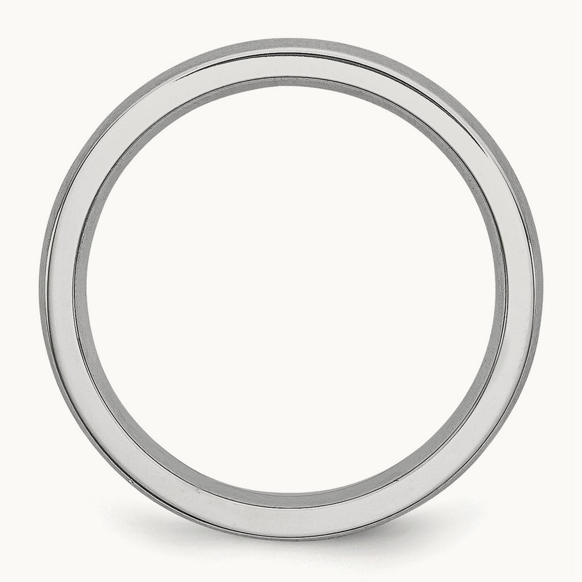 Cobalt Satin Half Round Band — 4mm