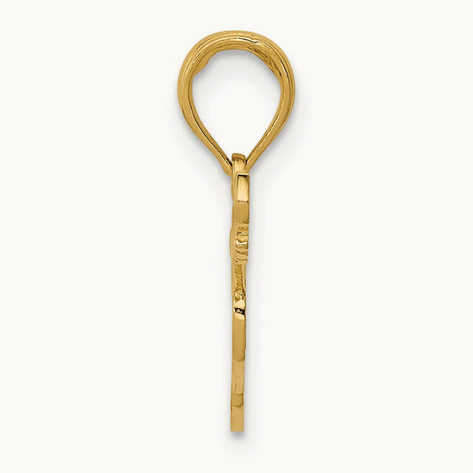 Guitar Pendant, 14K