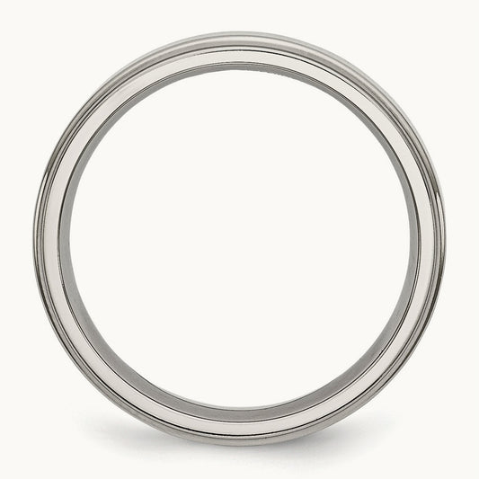 Polished Ridged Edge Band — photo set