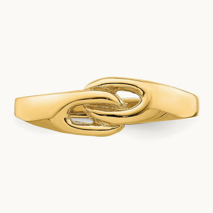 Free Form Knot Ring, 14K