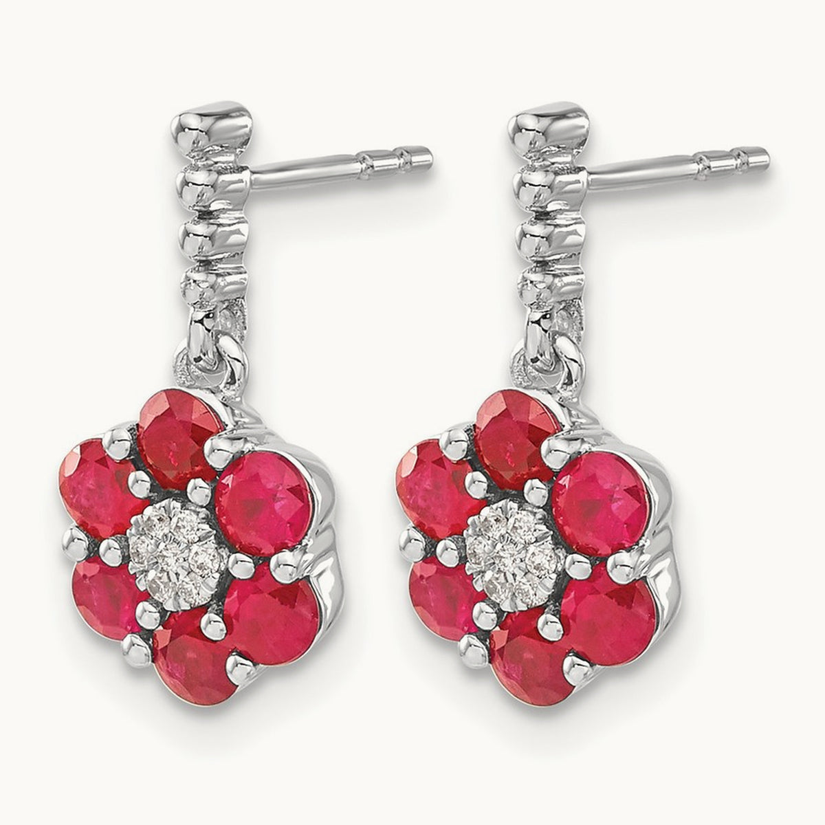 Ruby and Diamond Earrings — photo set