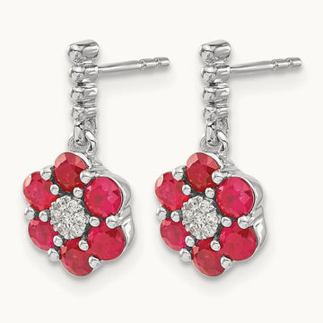 Ruby and Diamond Earrings — photo set
