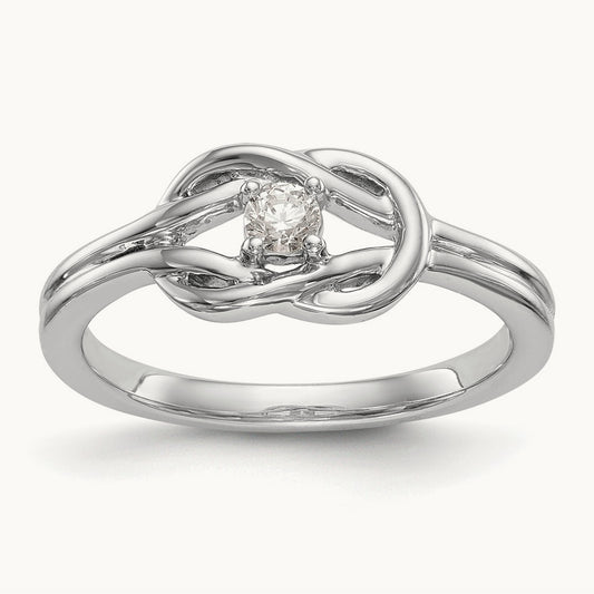 First Promise Complete Diamond Promise/Engagement Ring, 14K White Gold