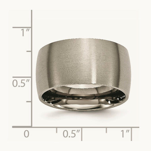 Brushed Half Round Band — 12mm, 7
