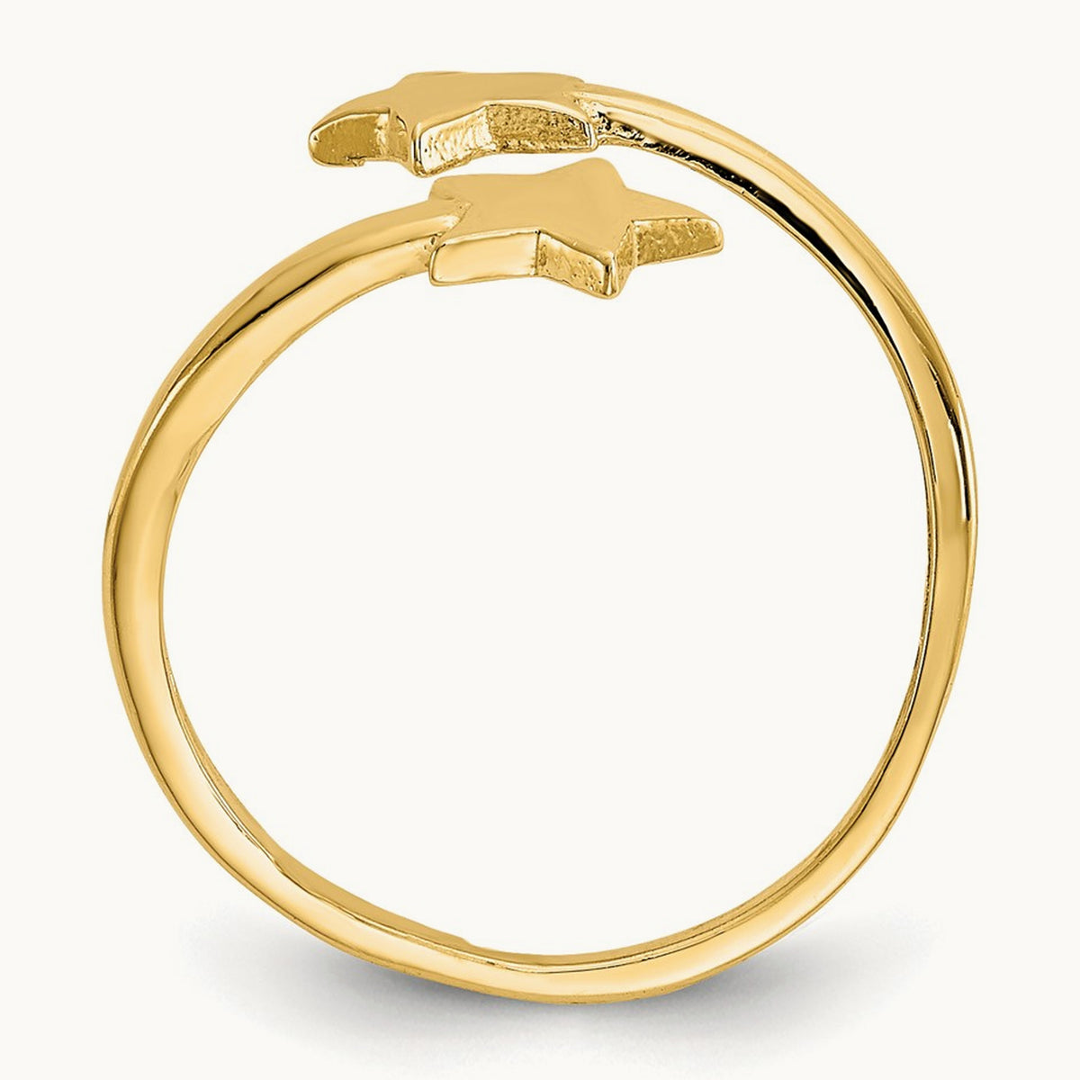 Star Toe Ring, 14K