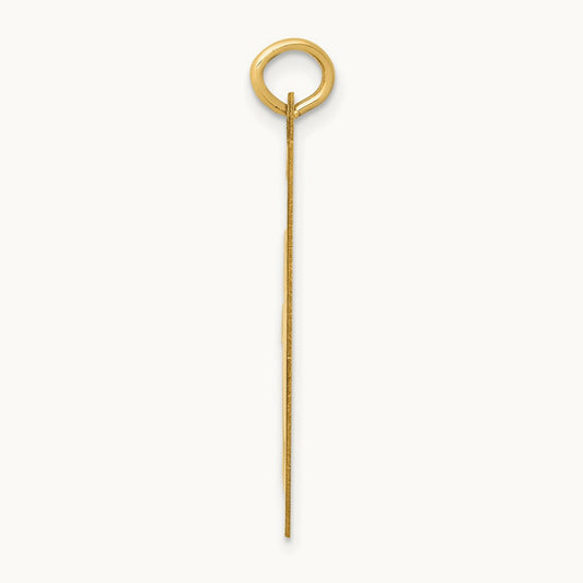 Smiley Face Charm, 14K