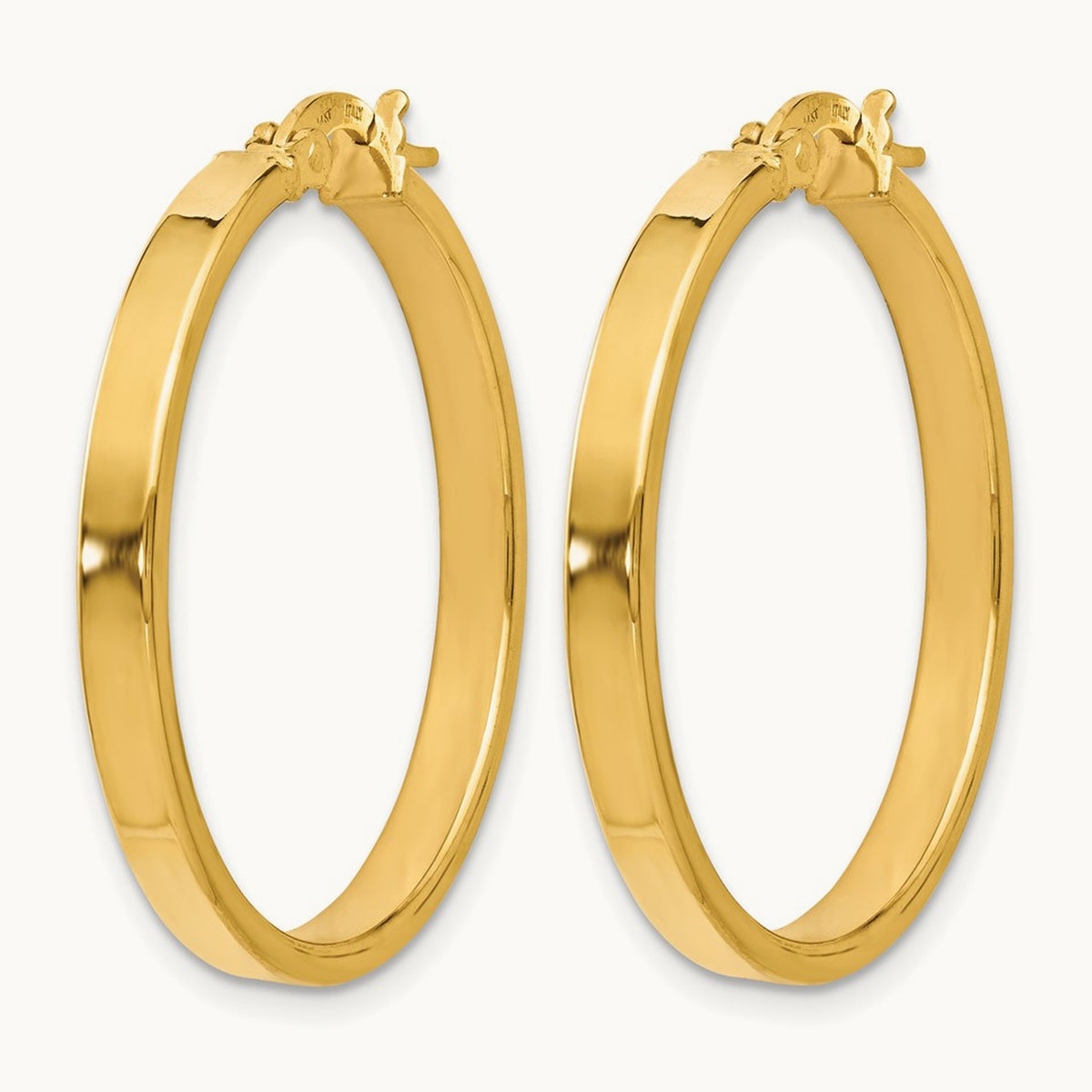 Polished Earrings, 14K — Leslie's