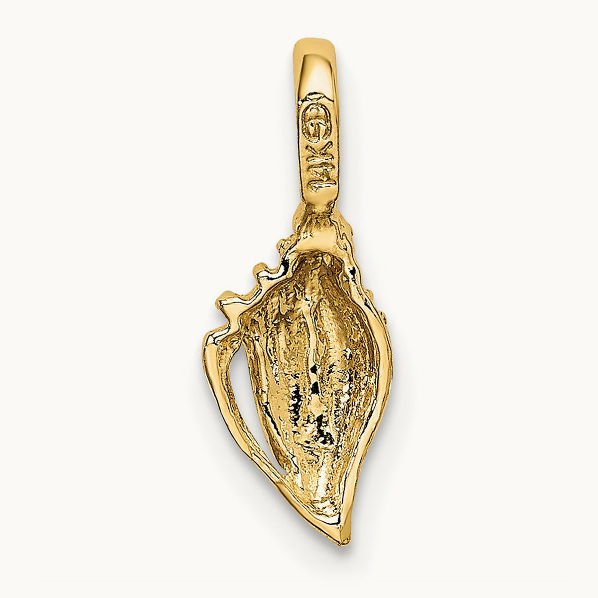 Mini Conch Shell Charm — 15.5mm