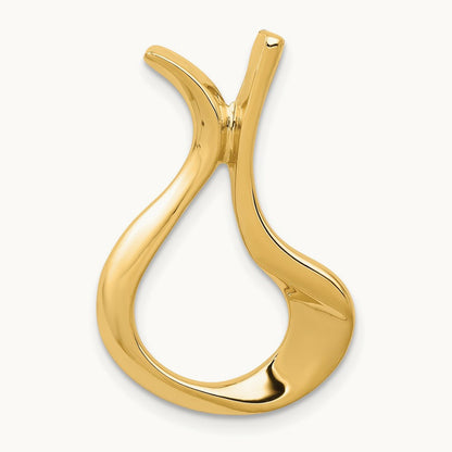 Polished Slide, 14K