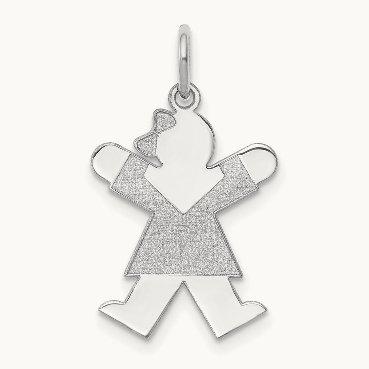 Kid Charm, 14K White Gold