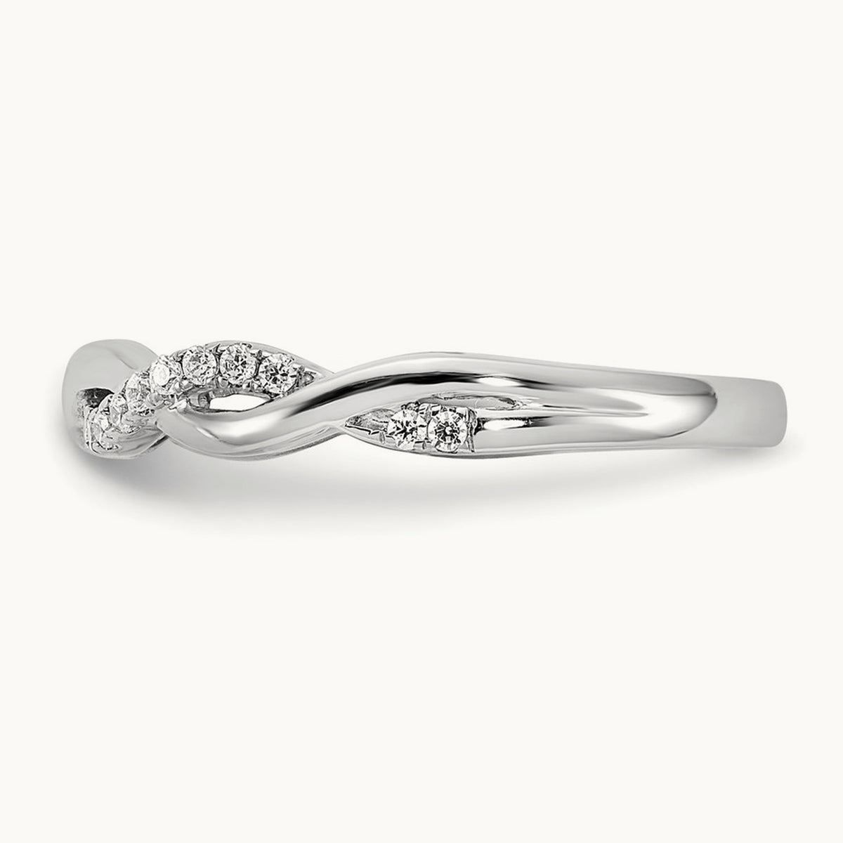 Twist Wedding Band, 0.10 ct tw Lab-Grown Diamond — photo set