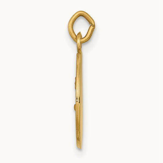 Saint John Medal Charm, 14K
