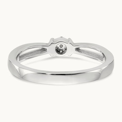 First Promise Complete Diamond Promise/Engagement Ring, 14K White Gold