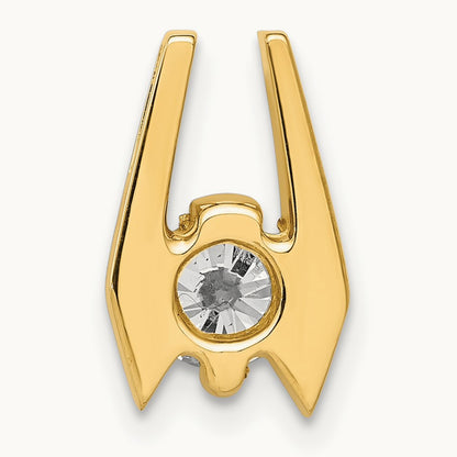 Diamond Slide — 14K Yellow Gold