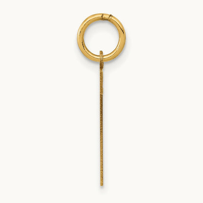 Medium Polished Number 7 Charm — 14K Yellow Gold, 16.13mm