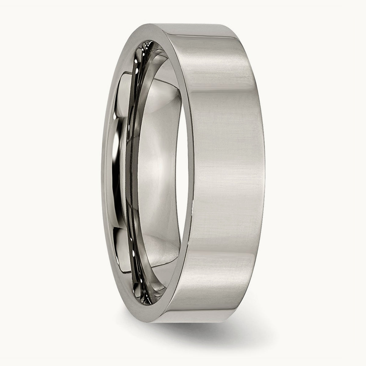 Polished Flat Band — 6mm